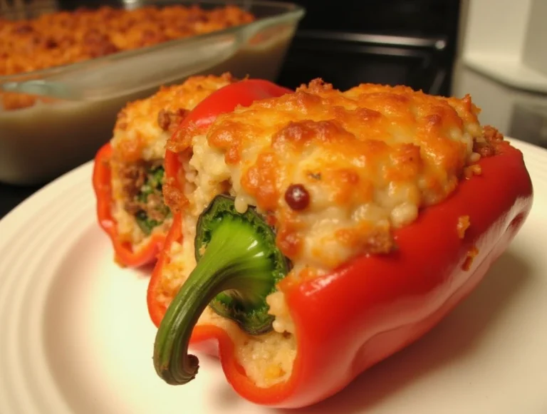 Stuffed Bell Peppers with Ground Beef & Rice Recipe. 6 img 2 1