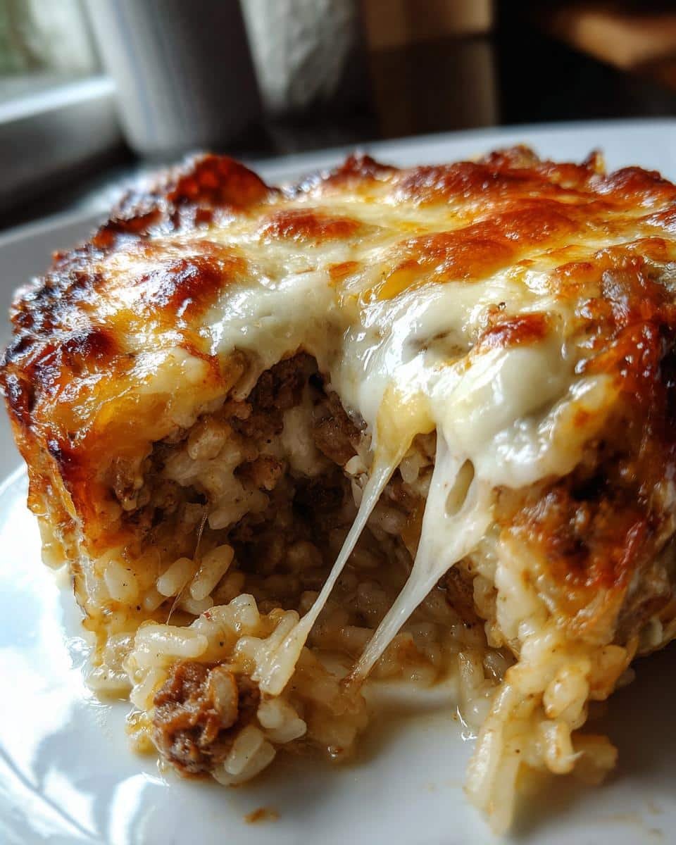 French Onion Ground Beef Rice Casserole - detail 3