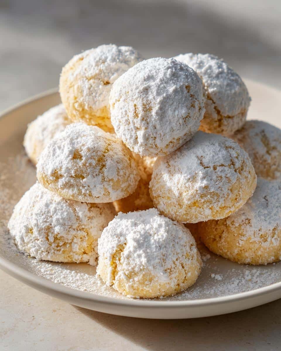 Lemon Cream Snowball Cookies - detail 2