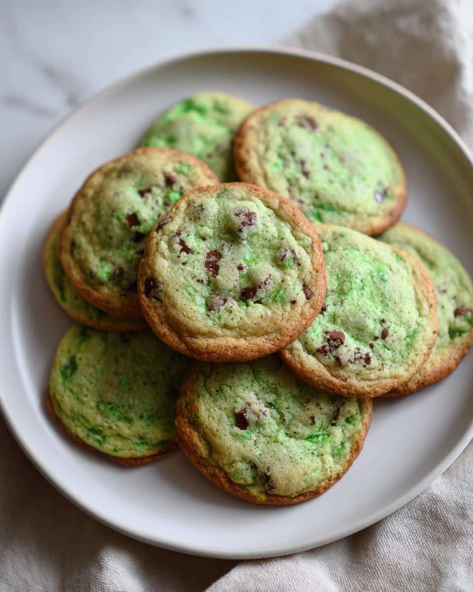 Irresistible Mint Chocolate Chip Cookies for St. Patrick’s Day 1 Mint Chocolate Chip Cookies - St. Patrick's Day - detail 1