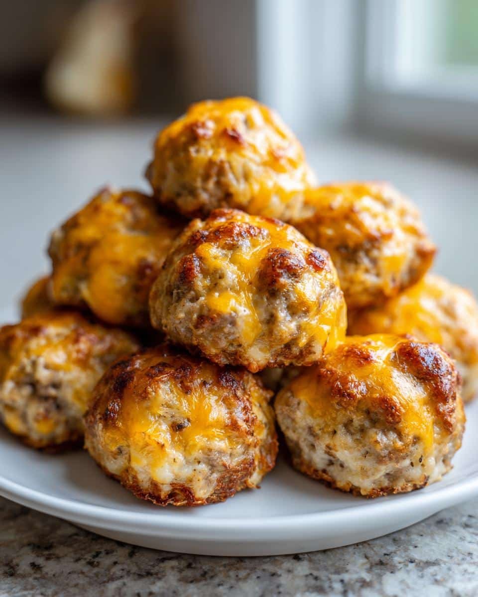 Rotel Cream Cheese Sausage Balls - detail 1