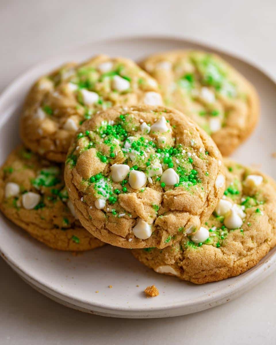 St Patrick's Day Cake Mix Cookies with Irish Cream - detail 1