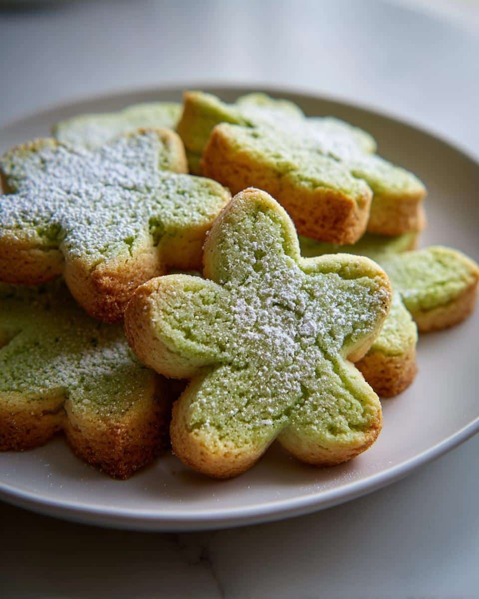 5-Ingredient Vanilla Bean Shamrock Cookies: Festive & Delicious! 1 Vanilla Bean Shamrock Cookies - St. Patrick's Day - detail 1