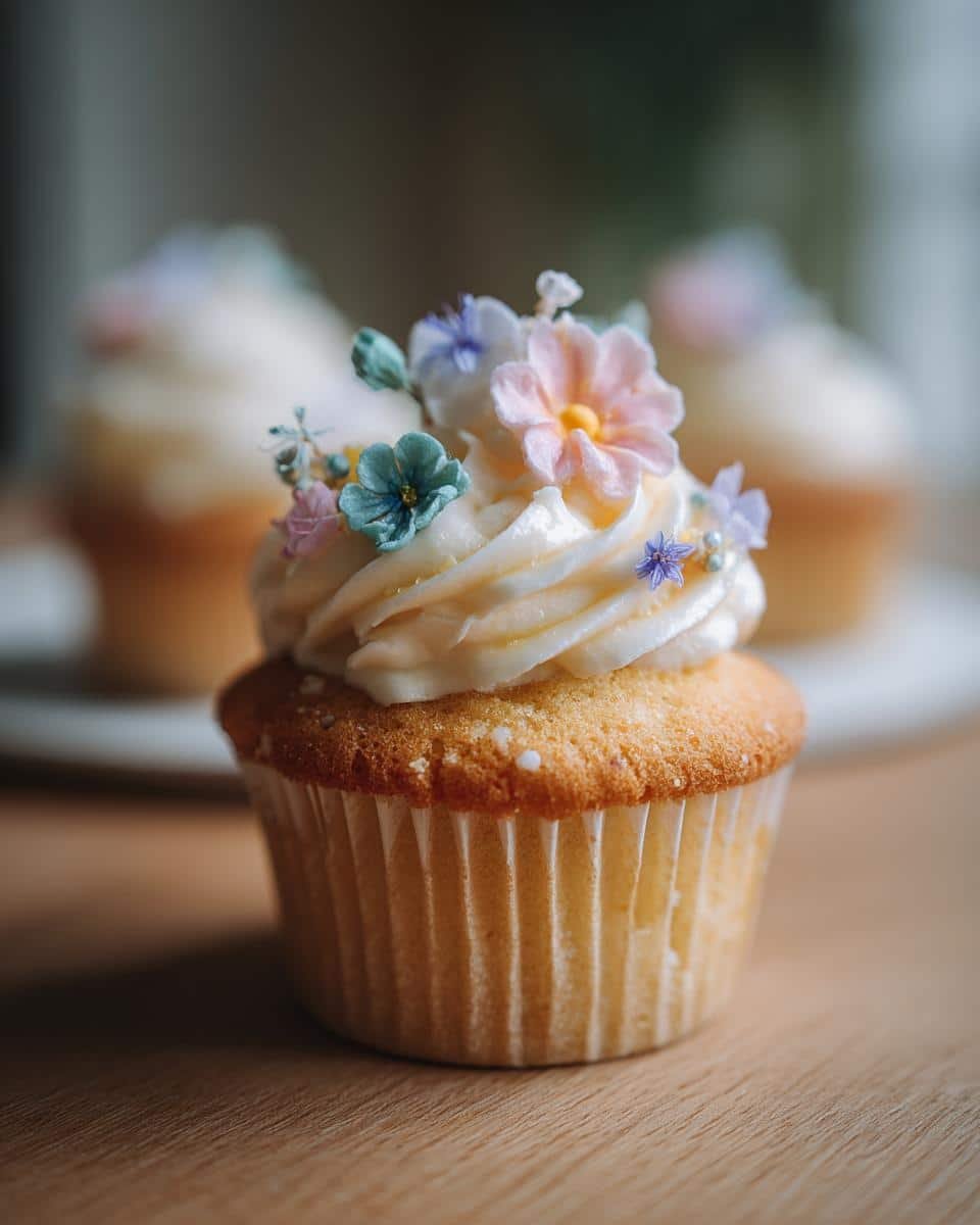 bridal shower cupcakes - detail 2