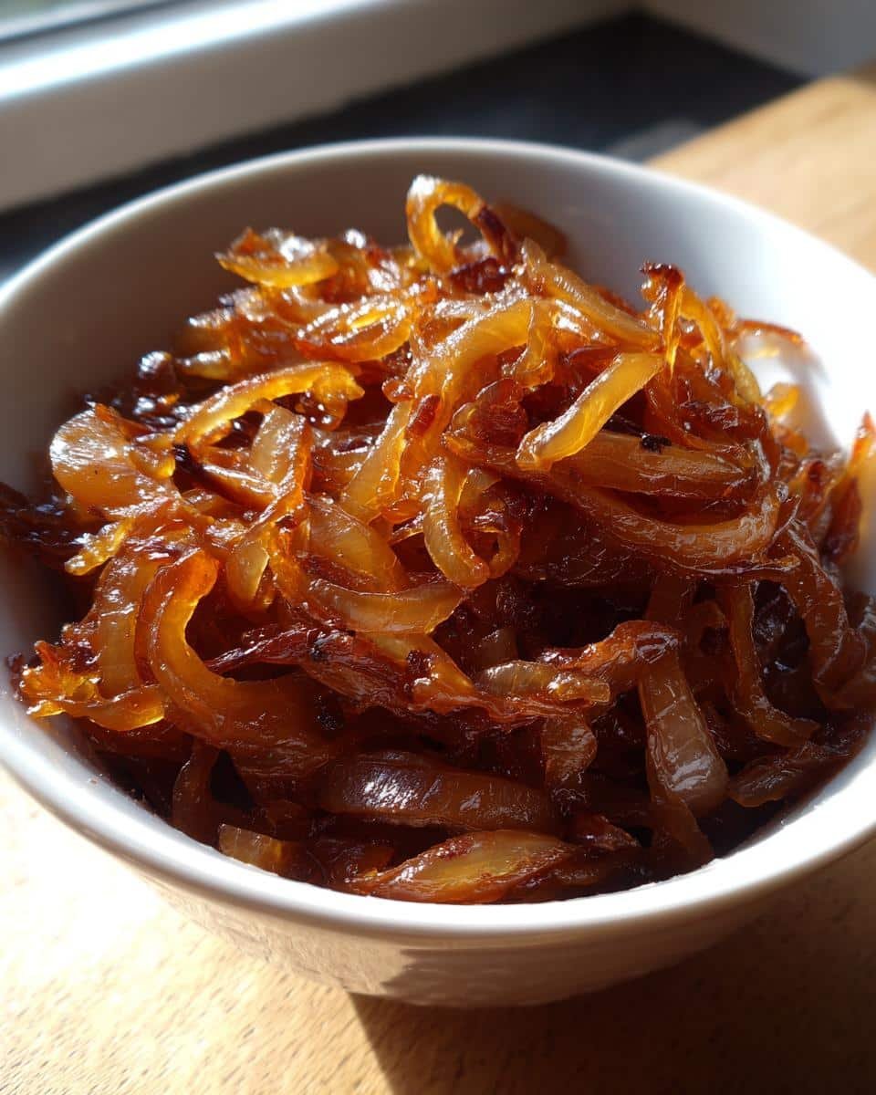 carmelized onions - detail 2