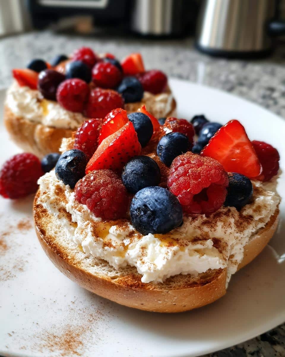 5-Minute Cottage Cheese Bagel - Life-Changing Breakfast Hack 1 cottage cheese bagel recipe - detail 1