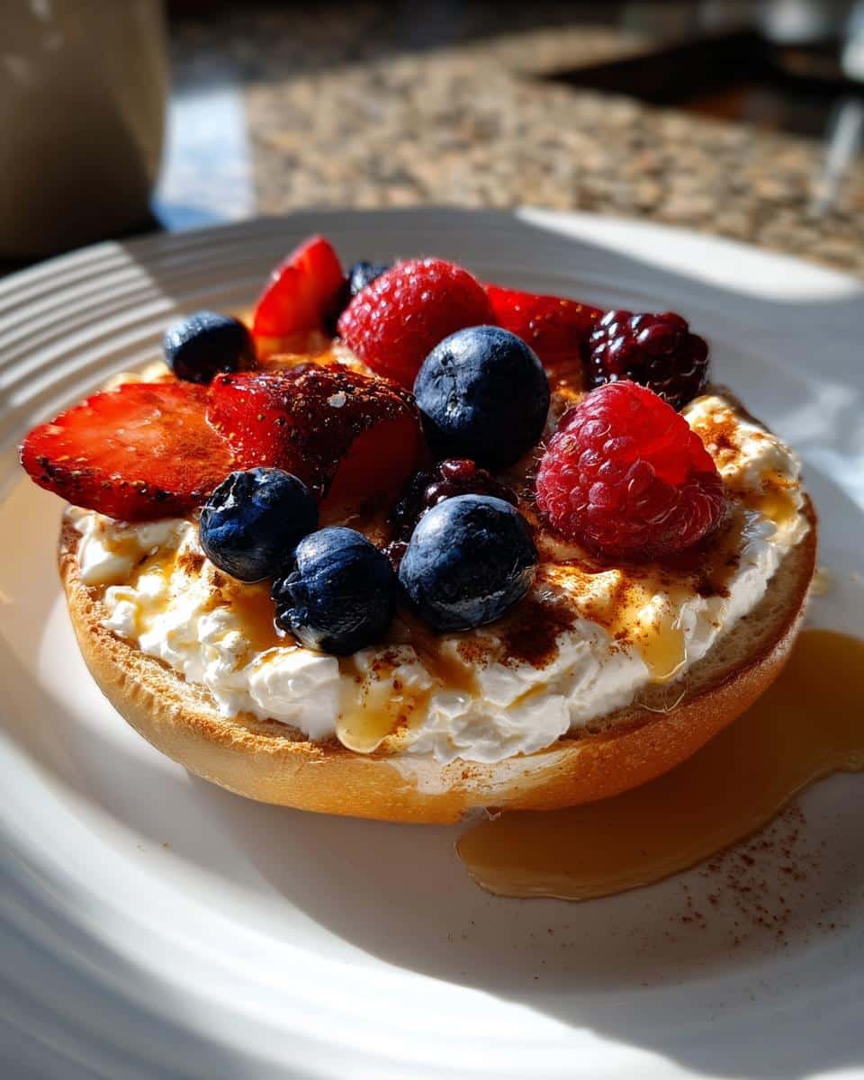 5-Minute Cottage Cheese Bagel - Life-Changing Breakfast Hack 3 cottage cheese bagel recipe - detail 3