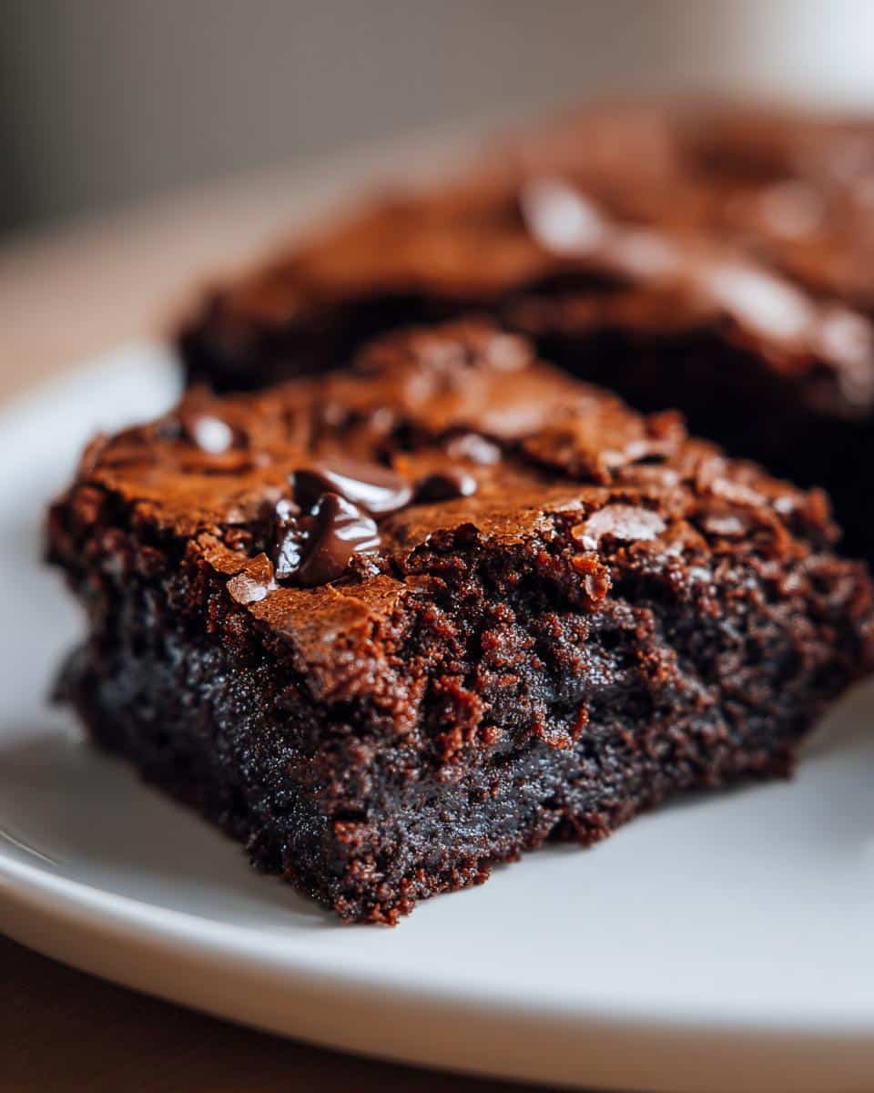 Fudgy Cottage Cheese Brownies with 7g Protein Per Serving 1 cottage cheese brownies - detail 1