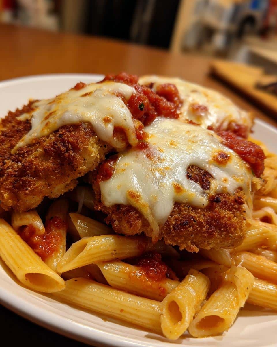 Classic Chicken Parmesan Pasta - detail 2