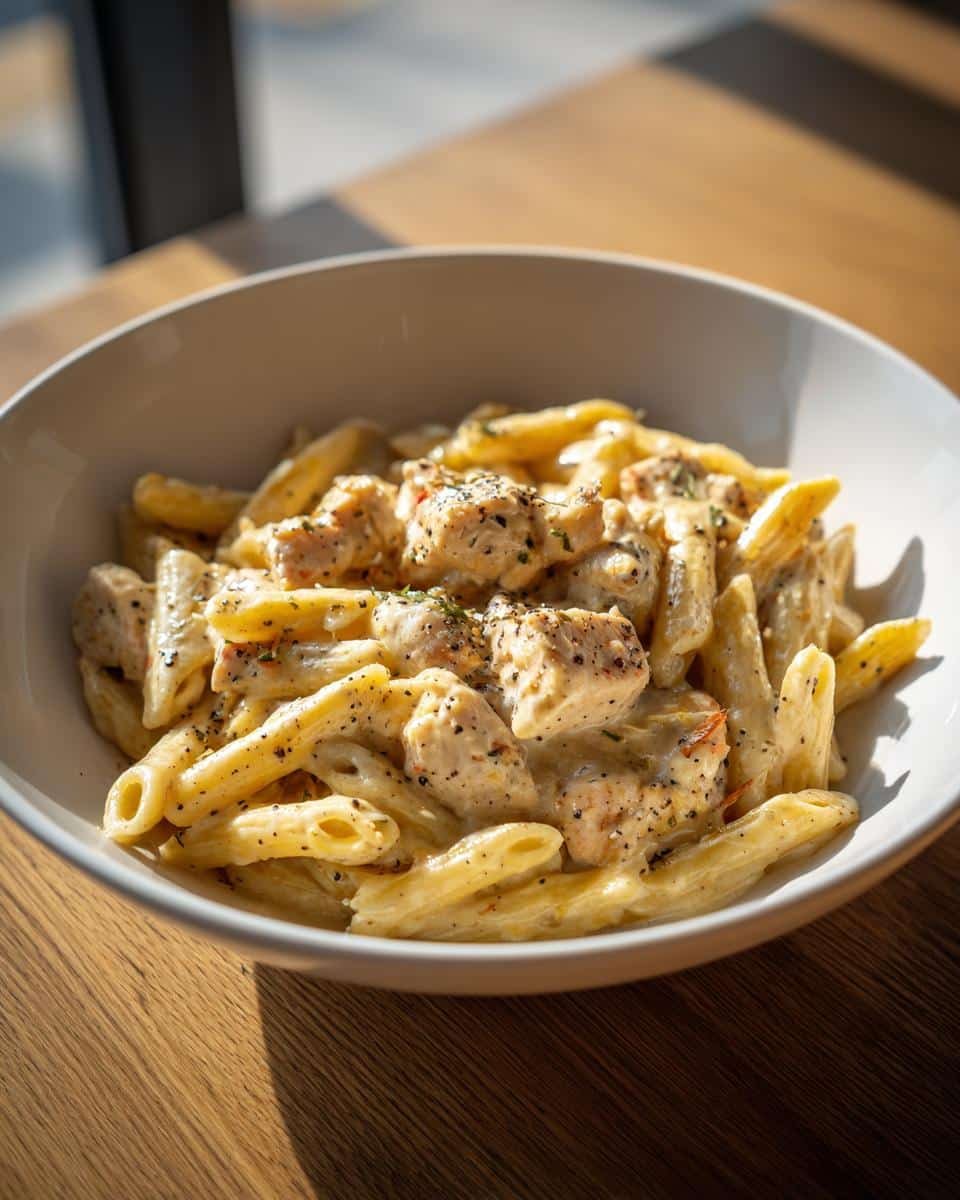 crack chicken penne - detail 2